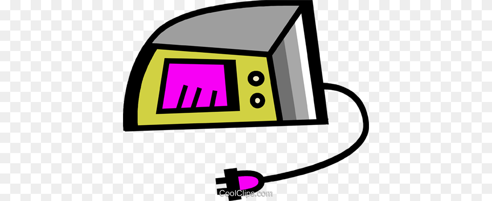 Microwave Oven Royalty Vector Clip Art Illustration, Computer Hardware, Electronics, Hardware, Screen Free Transparent Png