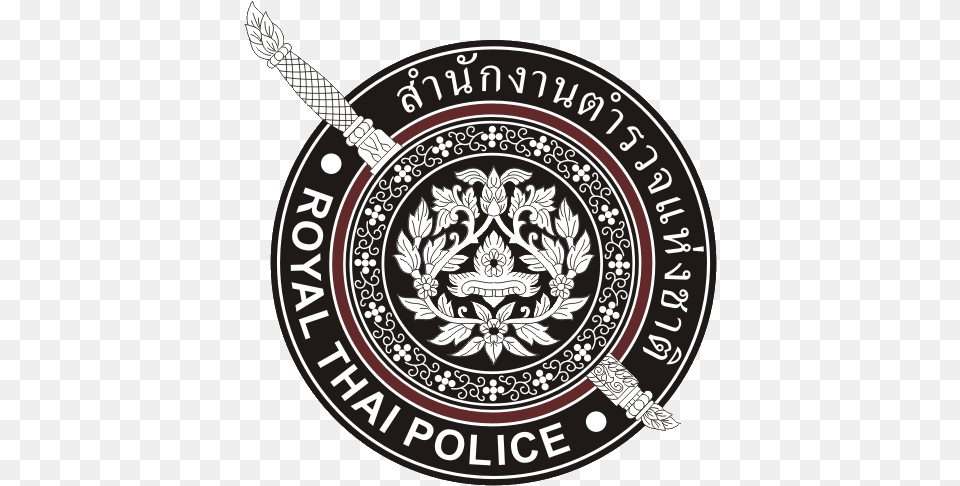 Mict Logo Tisa Logo Royal Thai Police Logo, Emblem, Symbol, Ammunition, Grenade Free Png Download