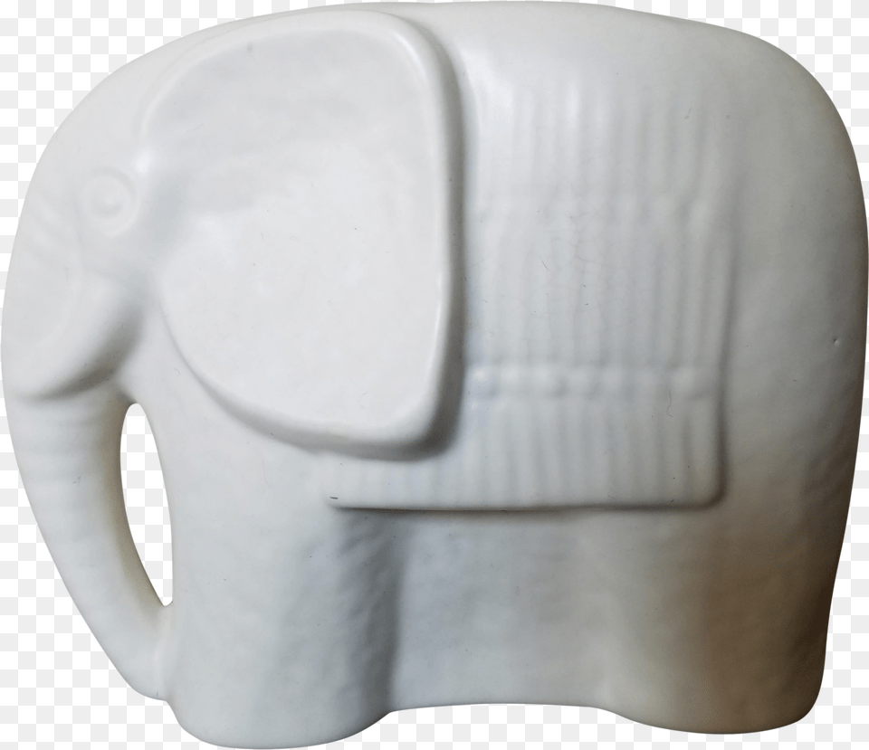 Mid Century Ceramic White Elephant Club Chair, Art, Porcelain, Pottery, Plate Png Image