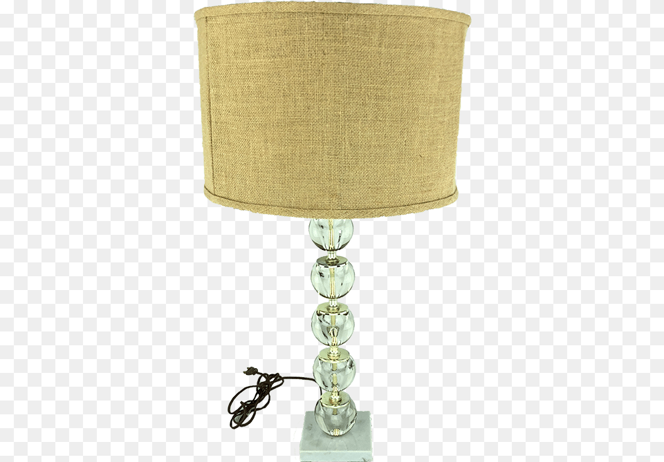 Mid Century Glass Orb Table Lamp With Marble Base Lampshade, Table Lamp Png