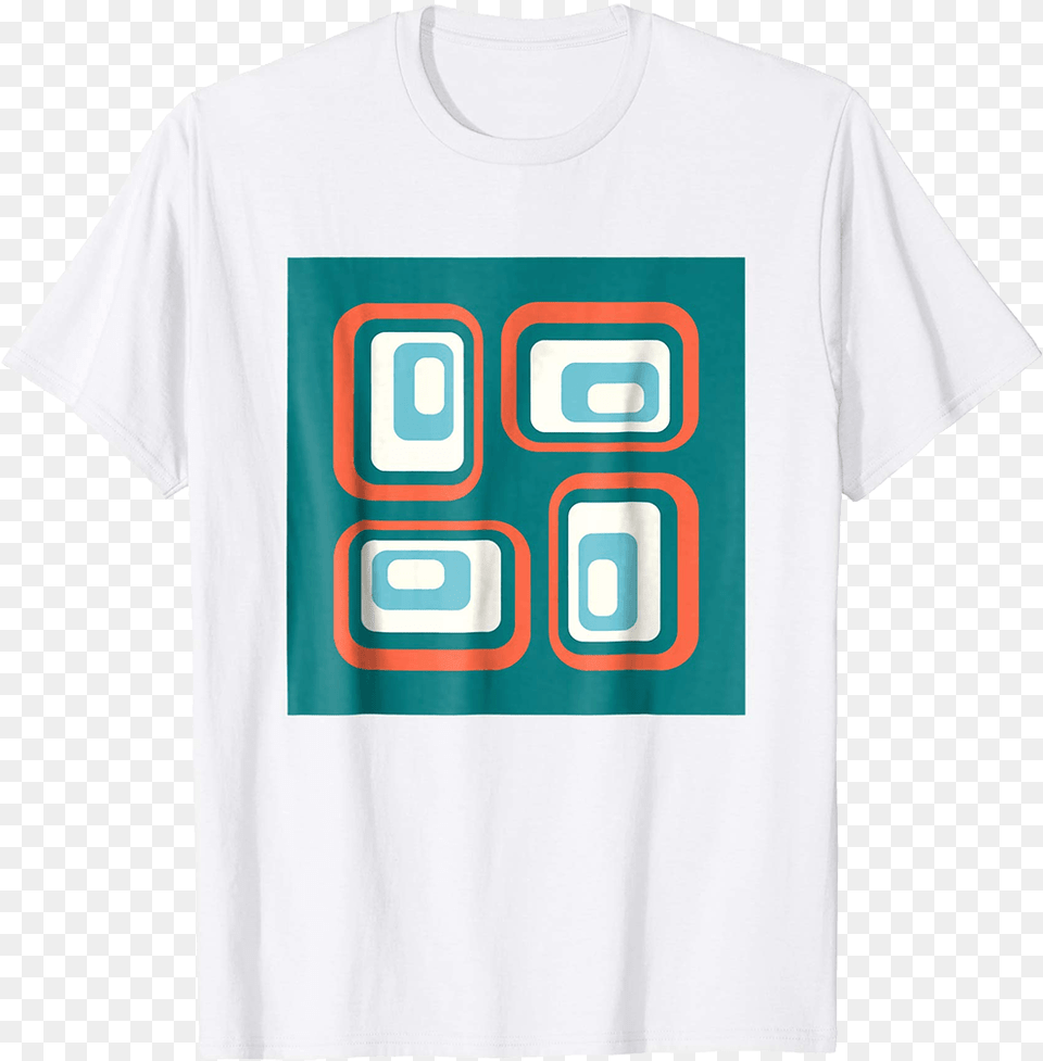 Mid Century Modern Rounded Rectangles T Shirt From Medicine, Clothing, T-shirt Free Png