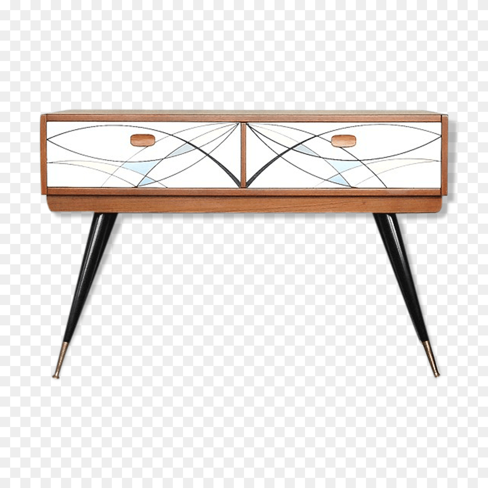 Mid Century Scandinavian Modern Teak Console Table, Bench, Furniture, Sideboard, Coffee Table Free Transparent Png