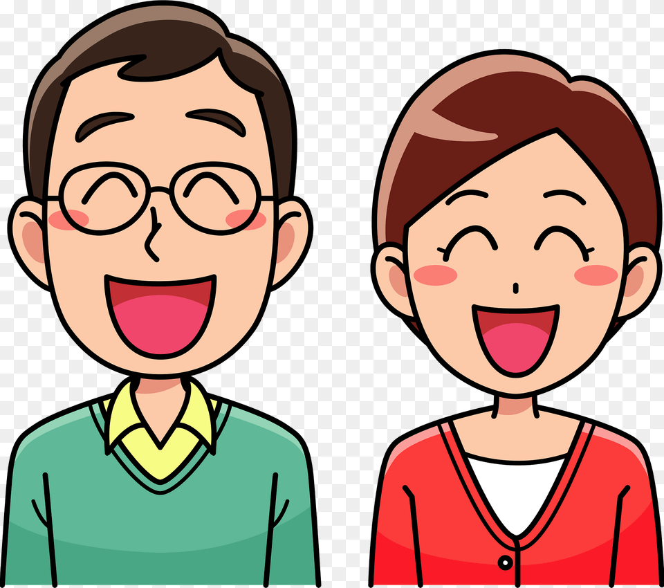 Middle Aged Couple Clipart, Baby, Person, Head, Face Free Png