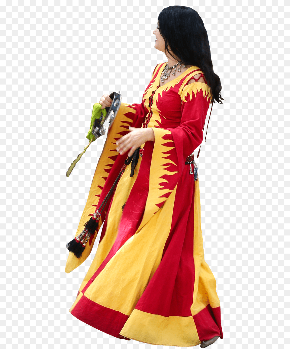 Middle Ages Clothes, Adult, Person, Woman, Female Free Transparent Png