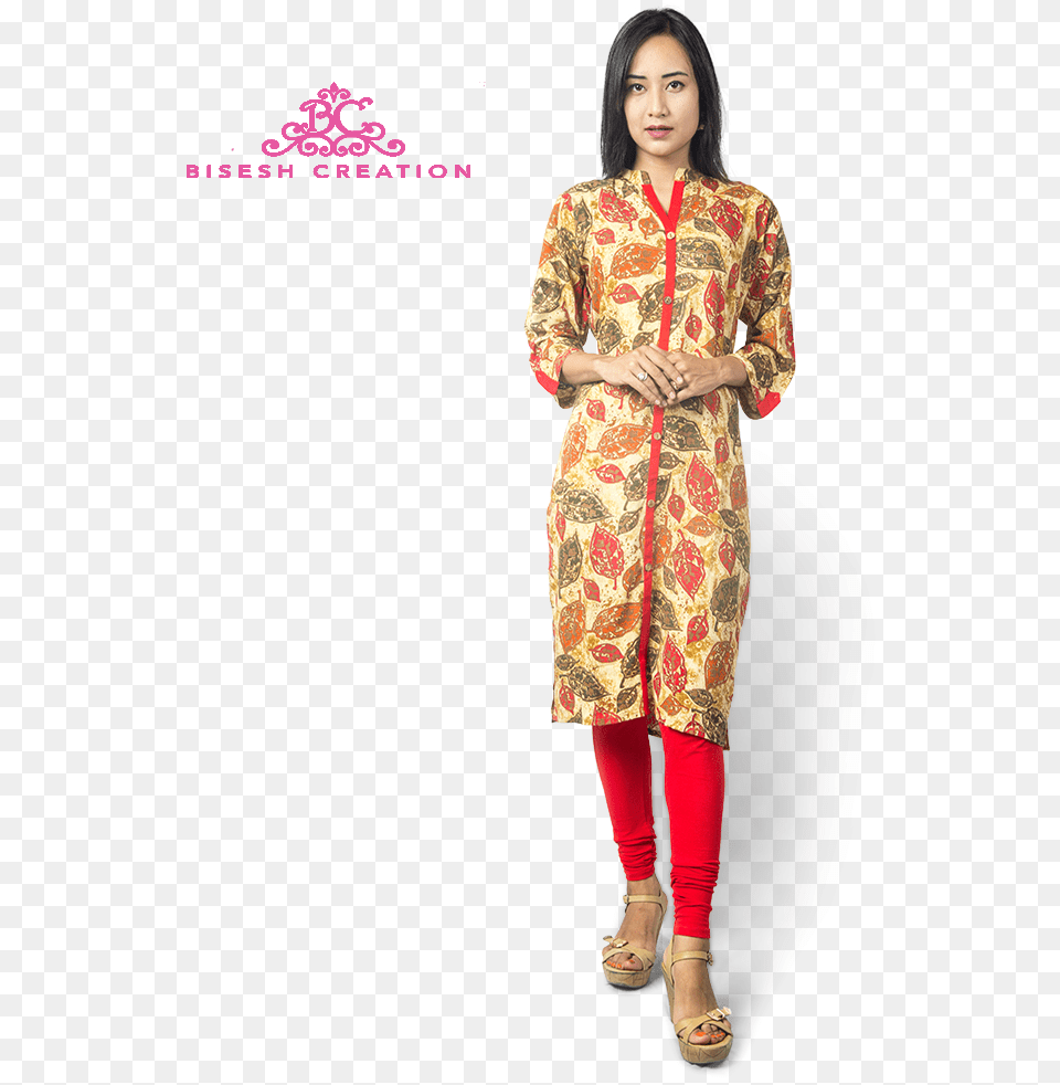 Middle Cut Kurti, Adult, Person, Woman, Female Png Image