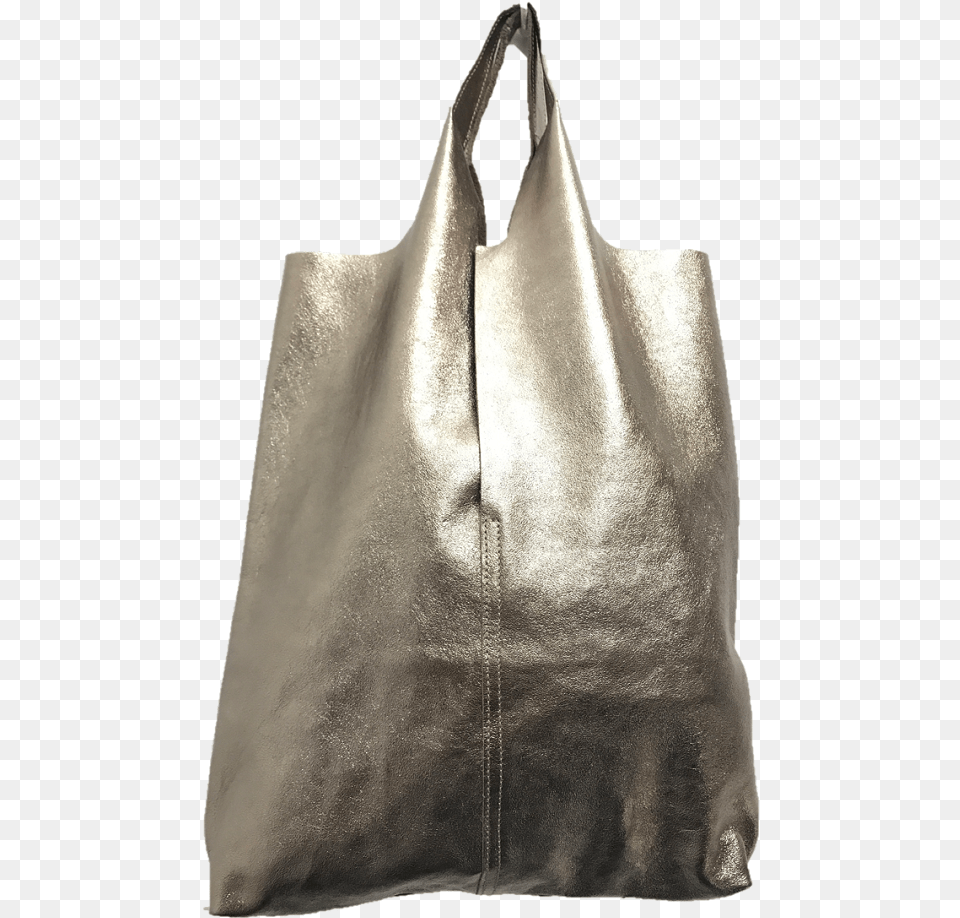 Middle Cut L003 Metallic Gold Tote Leather Shopping Tote Bag, Accessories, Tote Bag, Handbag, Bride Png Image