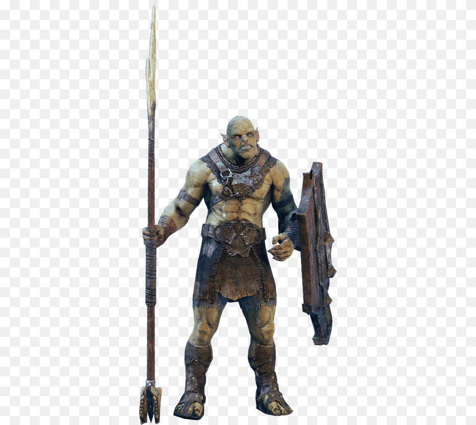 Middle Earth Shadow Of Mordor Orc, Adult, Bronze, Figurine, Male Png Image