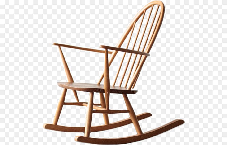 Middle Rocking Chair, Furniture, Rocking Chair Free Transparent Png