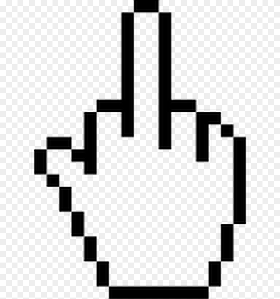 Middle Finger Cursor Middle Finger Mouse Pointer, Gray Free Png