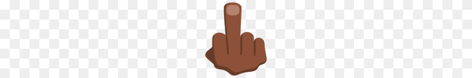 Middle Finger Dark Skin Tone Emoji On Emojione, Body Part, Hand, Person, Ammunition Free Png