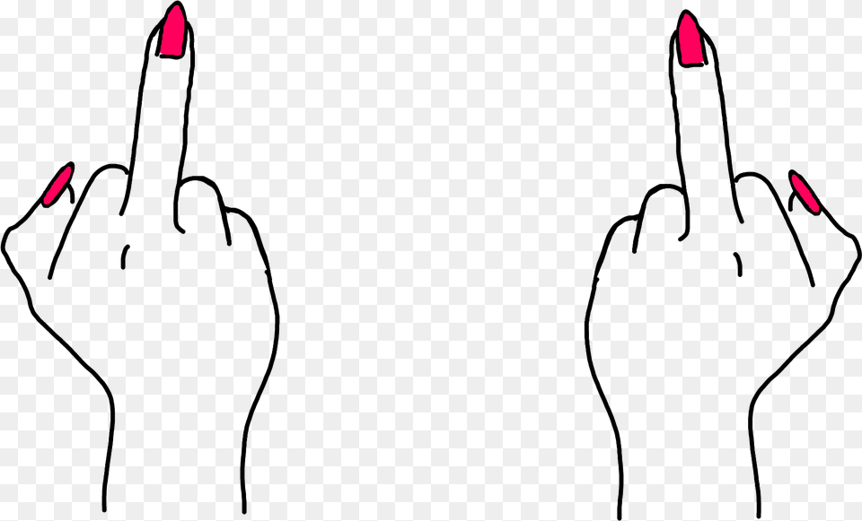 Middle Finger Draw Download Draw The Rude Finger, Body Part, Hand, Person, Cosmetics Png