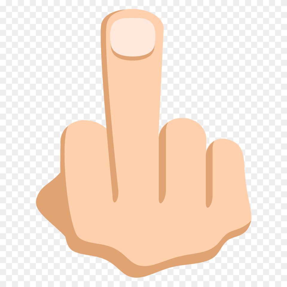 Middle Finger Emoji Clipart, Body Part, Hand, Person Png Image