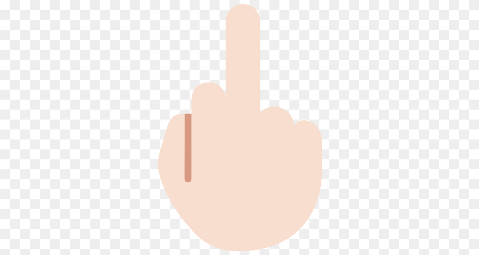 Middle Finger Emoji With Light Skin Tone Meaning And Pictures, Adapter, Person, Hand, Glove Png Image