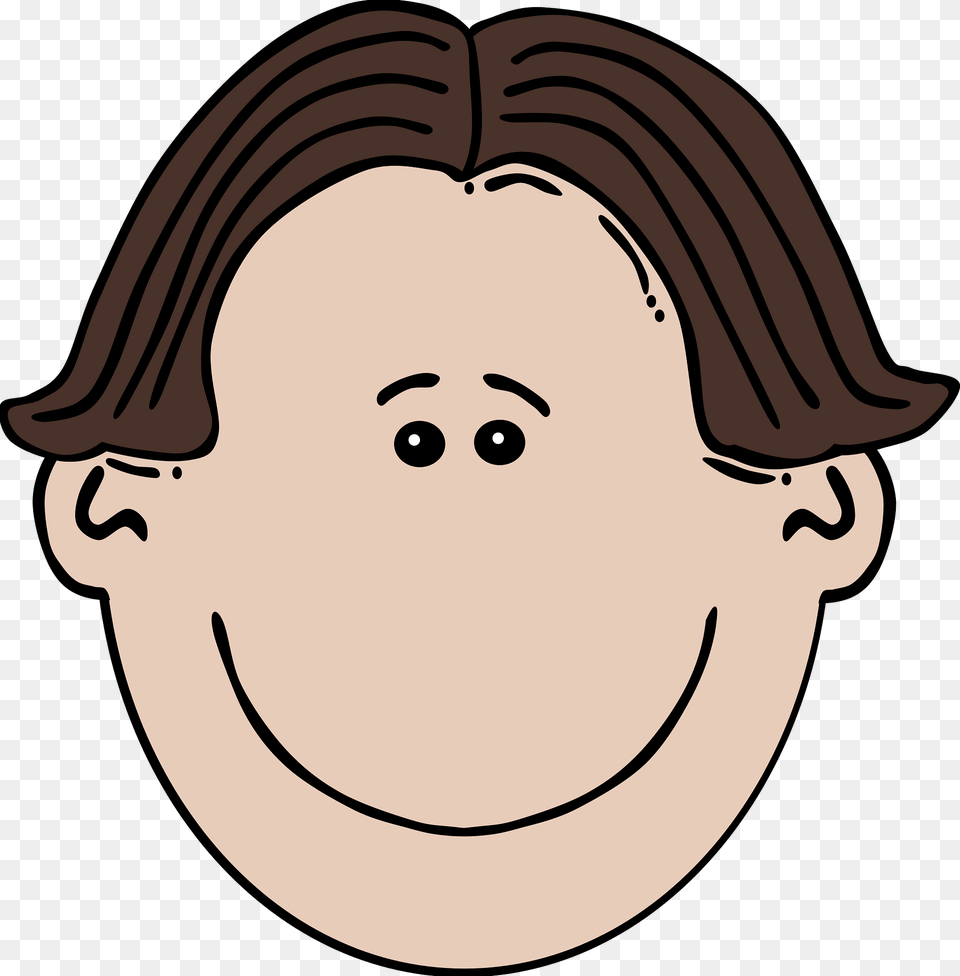 Middle Part Clipart, Face, Head, Person, Photography Png Image