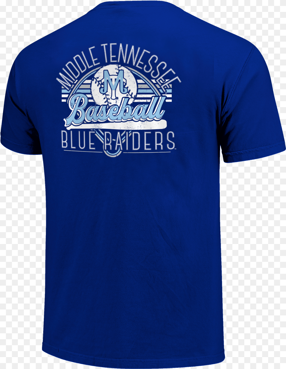 Middle Tennessee Baseball Field Stripes Tshirt Active Shirt, Clothing, T-shirt Free Png Download