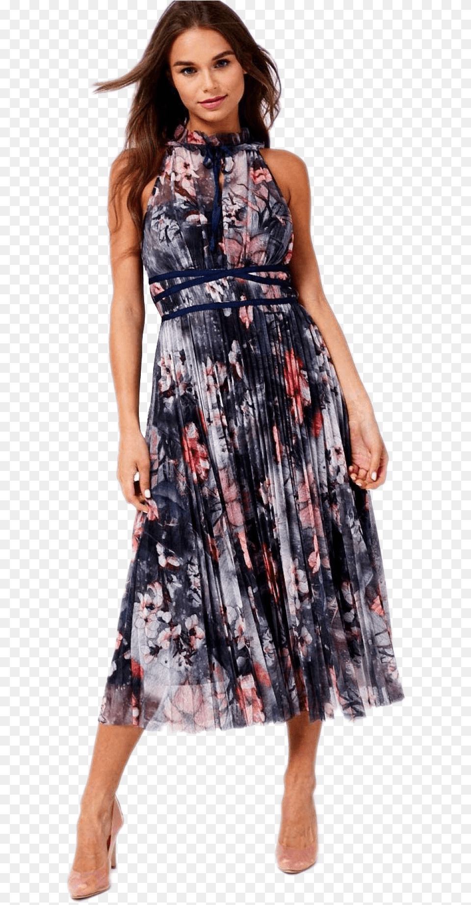 Midi Dress Transparent Background Occasion Midi, Beachwear, Clothing, Adult, Person Free Png Download