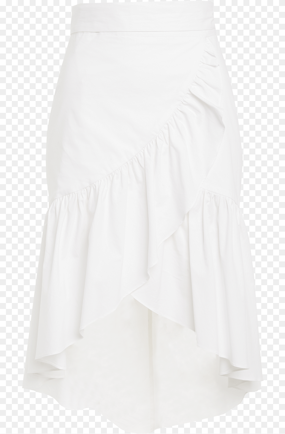 Midi Wrap Skirt In Colour Cloud Dancer Miniskirt, Clothing, Shirt Png Image