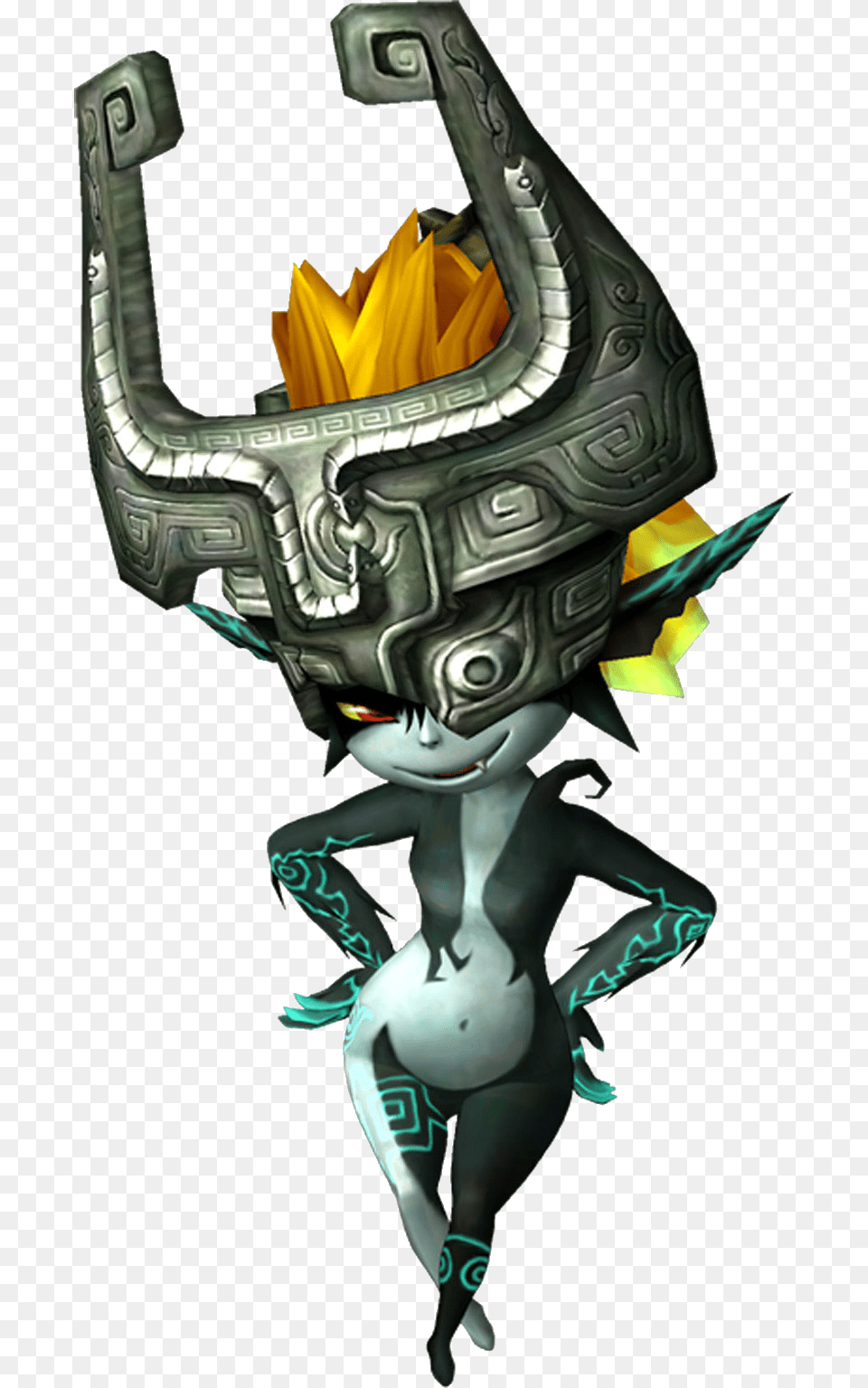 Midna 3 Twilight Princess Imp Midna, Person, Flower, Plant Free Png