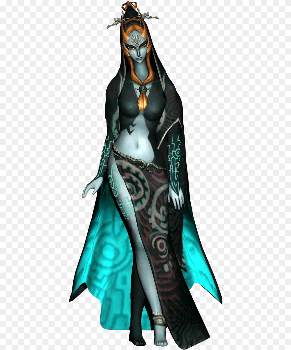 Midna Twilight Princess True Form, Fashion, Cape, Clothing, Person Free Png