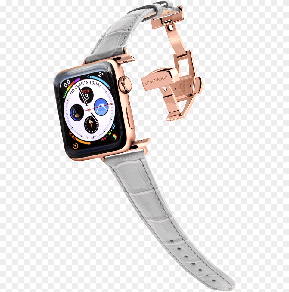 Midnight Black Leather Apple Watch Band Apple Watch Black Leather Strap, Arm, Body Part, Person, Wristwatch Free Transparent Png