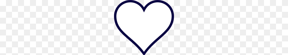 Midnight Blue Outline Heart Clip Art For Web Free Png