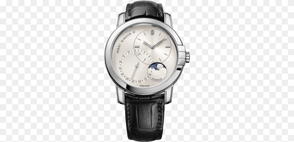 Midnight Date Moon Phase Automatic 42mm Harry Winston Midnight Date, Arm, Body Part, Person, Wristwatch Free Transparent Png