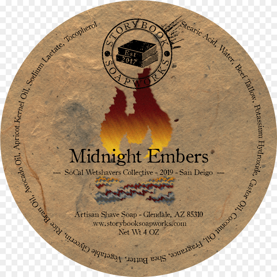 Midnight Embers Shave Soap Storybook Fire Free Transparent Png