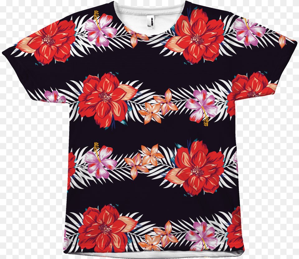 Midnight Lei Hawaiian T Shirt For Men Amp Women T Shirt, T-shirt, Beachwear, Clothing, Graphics Free Png Download