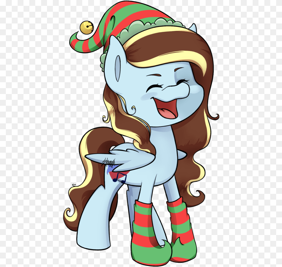 Midnightpremiere Clothes Elf Hat Female Hat Mare Cartoon, Baby, Person, Face, Head Free Png Download