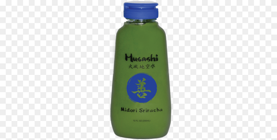 Midori Green Sriracha Green Sriracha, Bottle, Food, Ketchup, Beverage Free Png