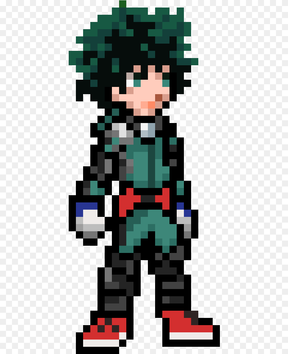 Midoriya Izuku Midoriya Sprite, Qr Code, Nutcracker Free Png Download