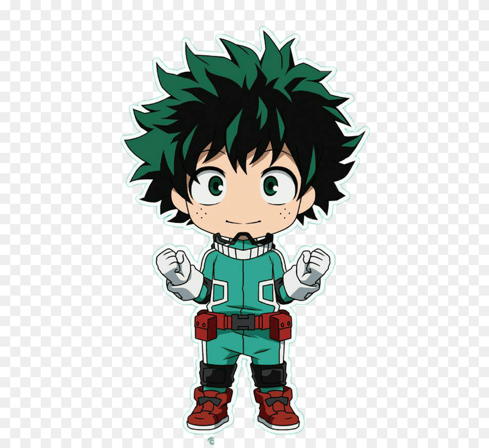 Midoriya Izukumidoriya Izuku Deku Bnha Bokunoheroacadem, Baby, Person, Book, Comics Free Png