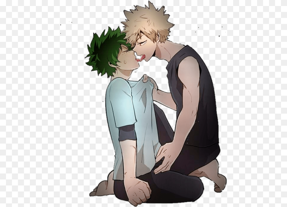 Midoriya Midoriyaizuku Deku Bakugou Bakugoukatsuki My Hero Academia Bakugo X Deku, Adult, Person, Man, Male Free Png