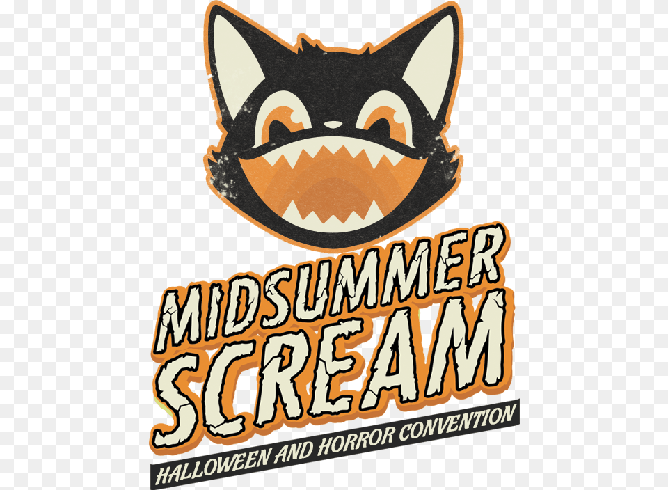 Midsummer Scream Cat Clipart Poster, Advertisement, Animal, Mammal, Pet Free Png Download