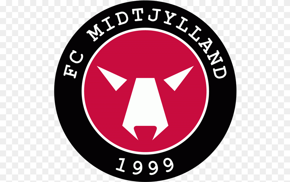 Midtjylland Logo Uefa Champions League 2018 19 Football Fc Midtjylland, Badge, Symbol, Emblem Png