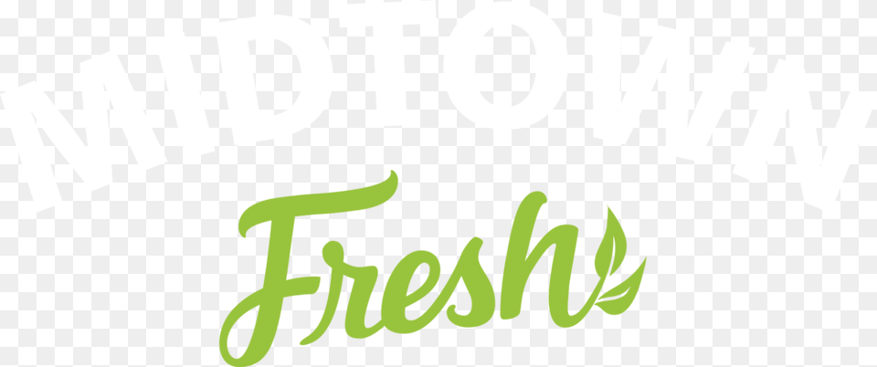 Midtown Fresh Grn Wht, Logo, Green, Text Png Image
