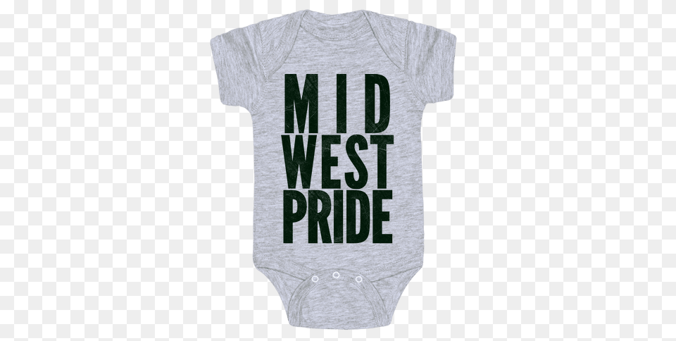 Midwest Meme Baby Onesies Lookhuman, Clothing, T-shirt, Shirt, Person Free Transparent Png