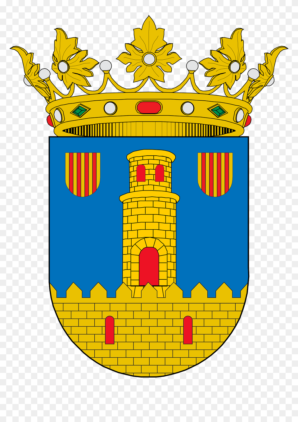 Miedes De Aragn Clipart, Emblem, Symbol Png Image