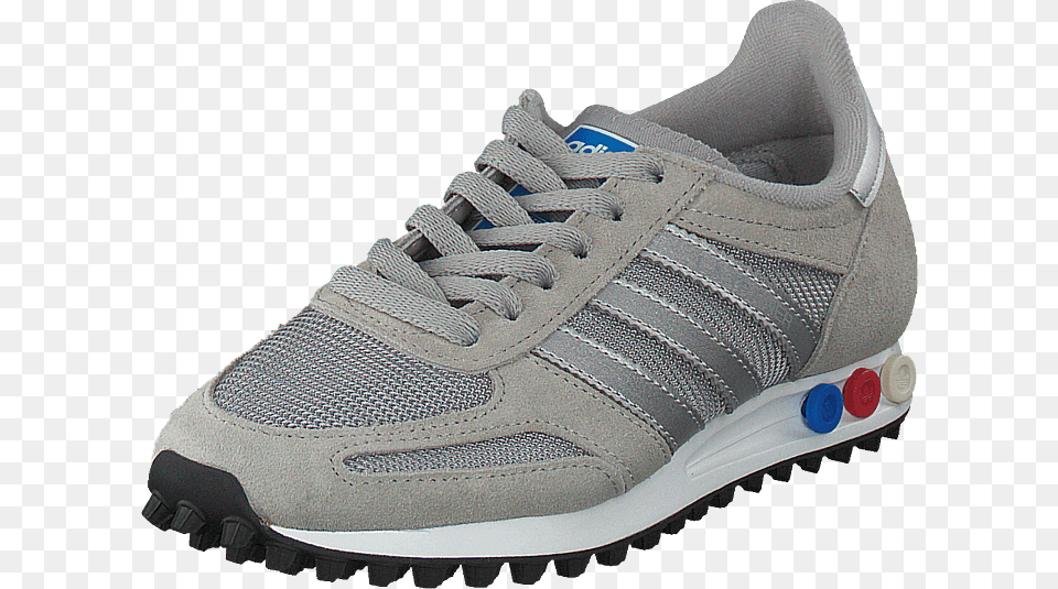 Miehetnaiset Adidas La Trainer Mgh Solid Grey Metsilver Adidas La Trainer, Clothing, Footwear, Shoe, Sneaker Png Image