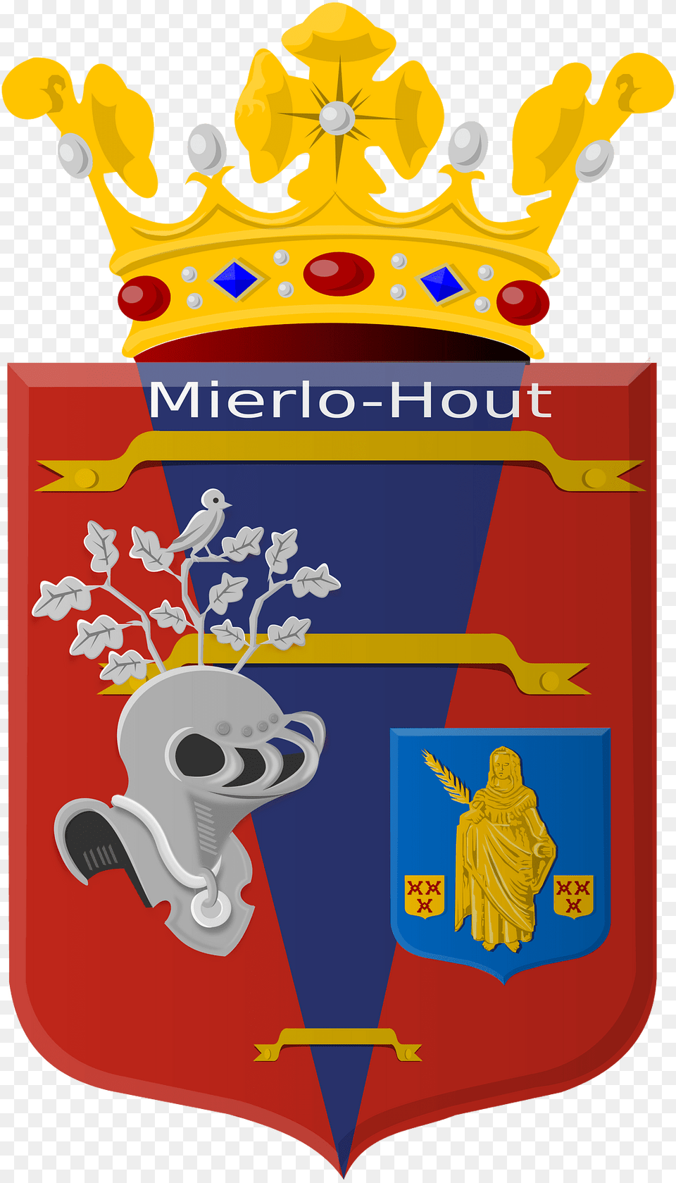 Mierlo Hout Wapen Clipart, Badge, Logo, Symbol, Person Png Image