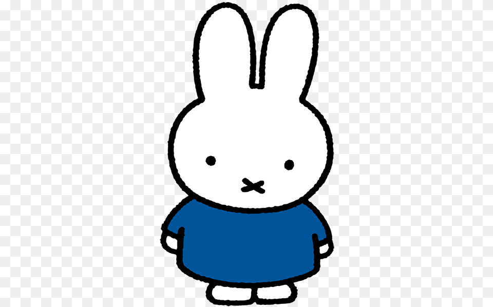 Miffy Blue Dress, Plush, Toy, Animal, Mammal Png