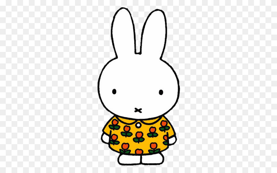 Miffy Flower Dress, Plush, Toy, Animal, Mammal Free Png