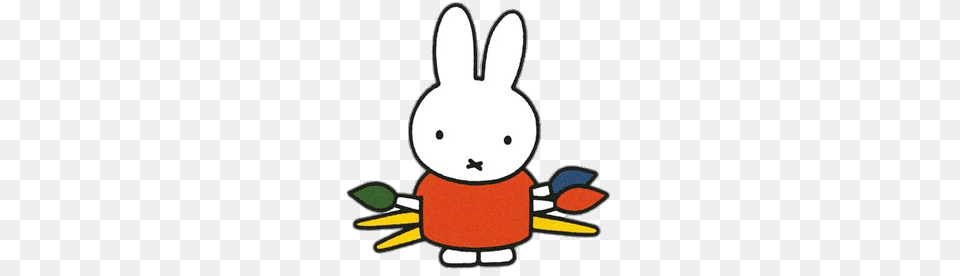 Miffy With Pencils, Animal, Mammal, Rabbit, Plush Free Png Download