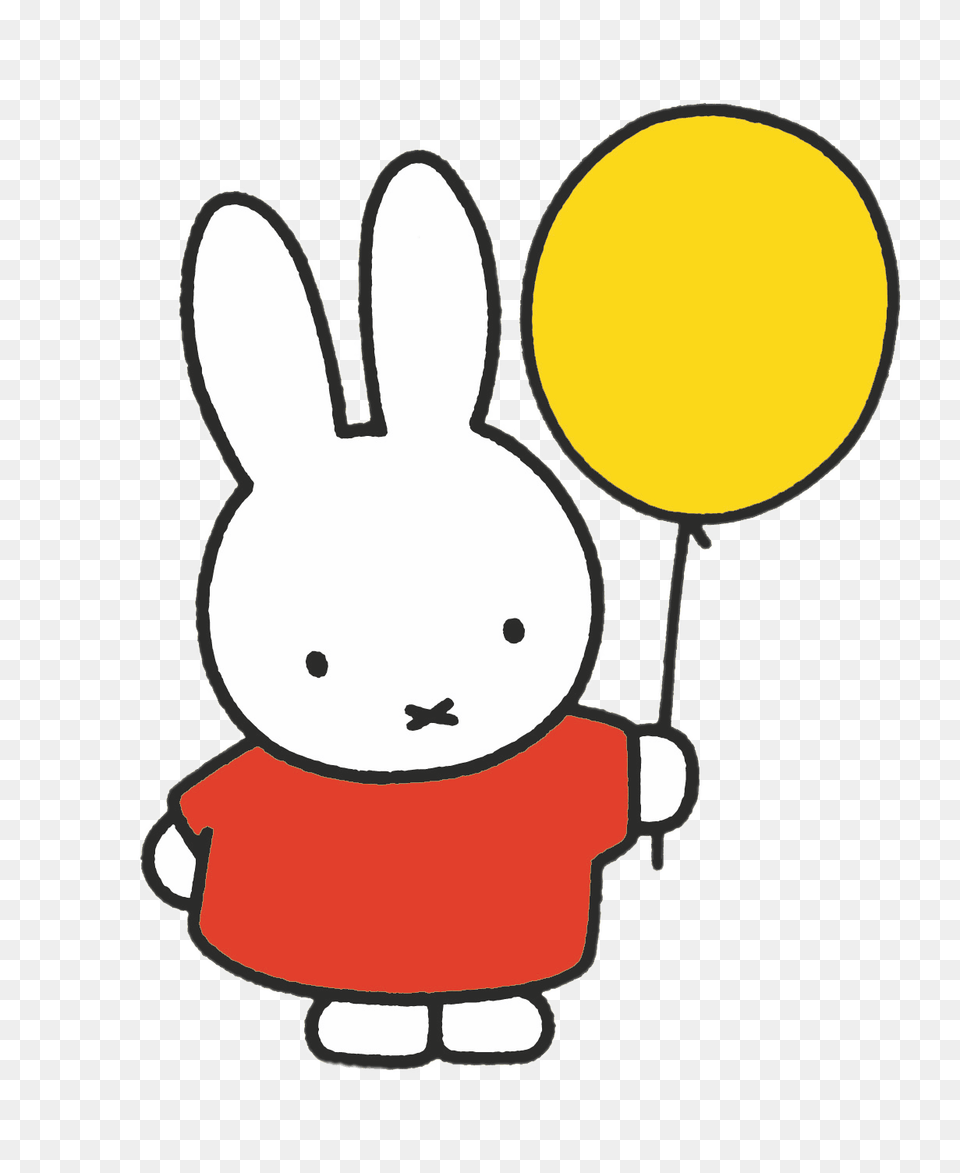 Miffy Yellow Balloon, Nature, Outdoors, Snow, Snowman Free Png