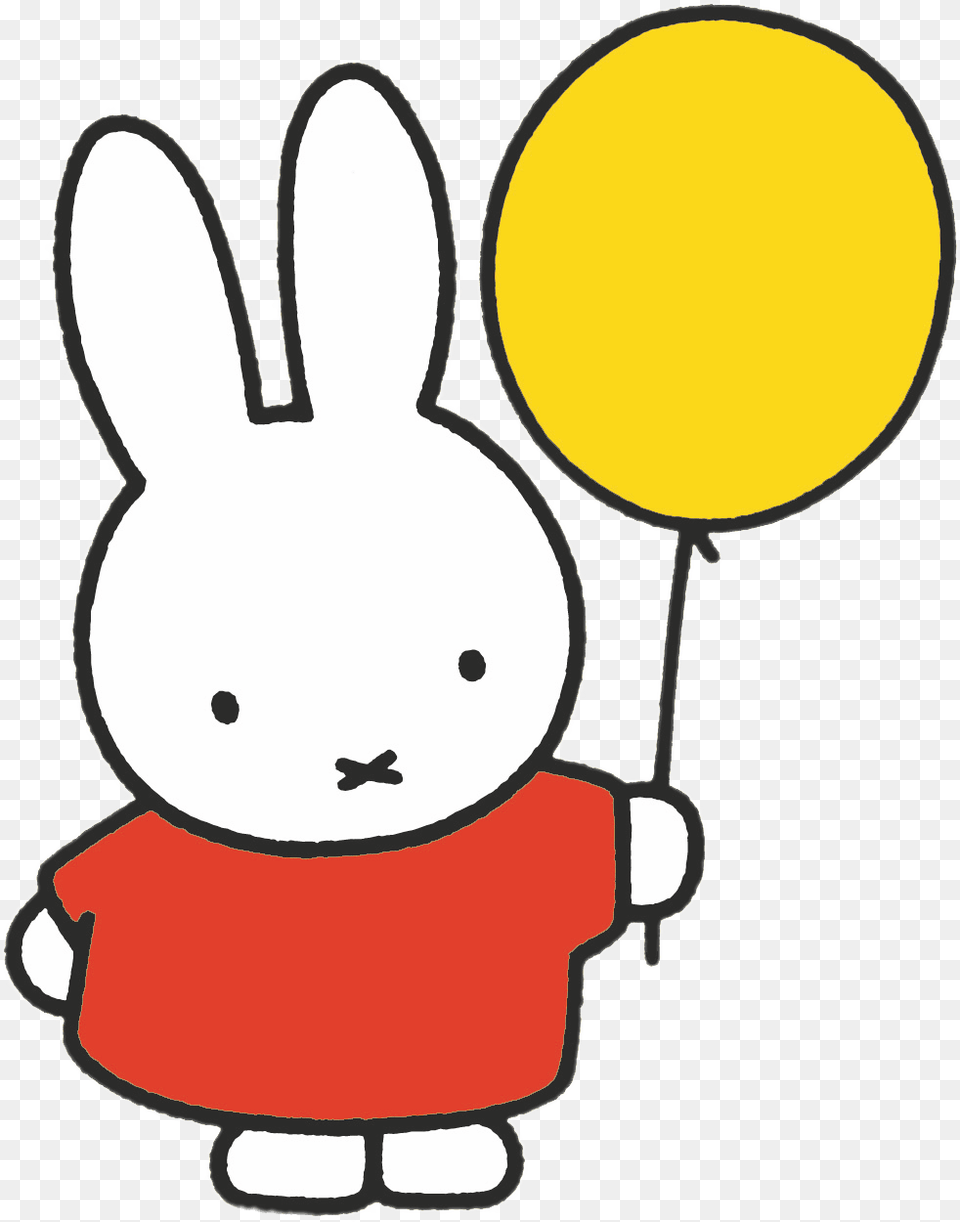 Miffy Yellow Balloon Miffy Clipart Png Image