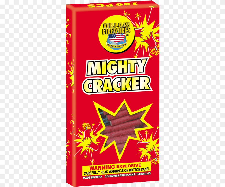 Mighty Crackers Mighty Cracker, Can, Tin Png