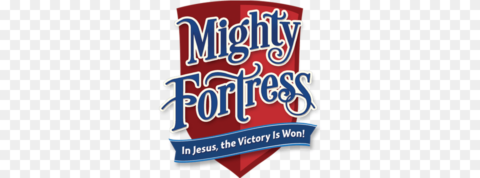 Mighty Fortress Vbs Vacation Bible School Mighty Fortress, Food, Ketchup, Advertisement, Book Free Png