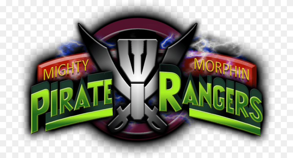 Mighty Morphin Pirate Rangers Logo By Joeshiba D6cabyp Graphic Design, Dynamite, Weapon Png Image