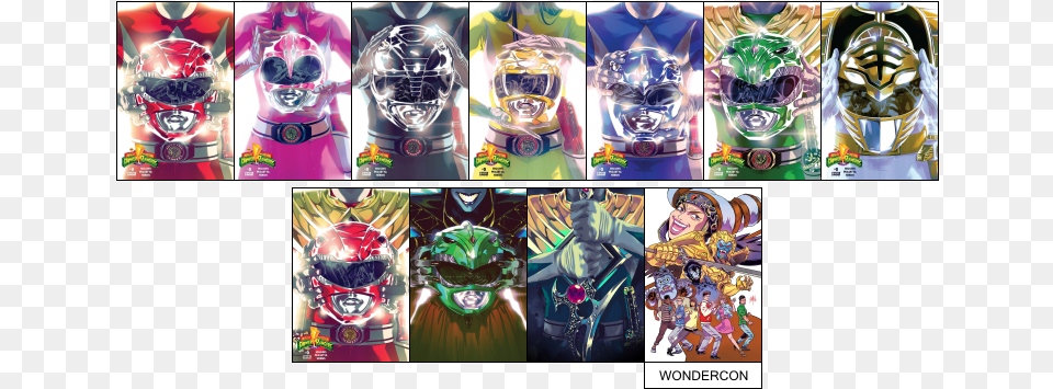 Mighty Morphin Power Rangers Power Rangers 25 Covers, Adult, Publication, Person, Female Png Image