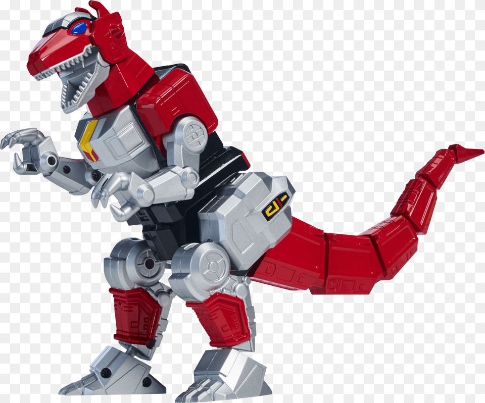 Mighty Morphin Power Rangers T Rex Power Rangers, Robot, Toy Png Image